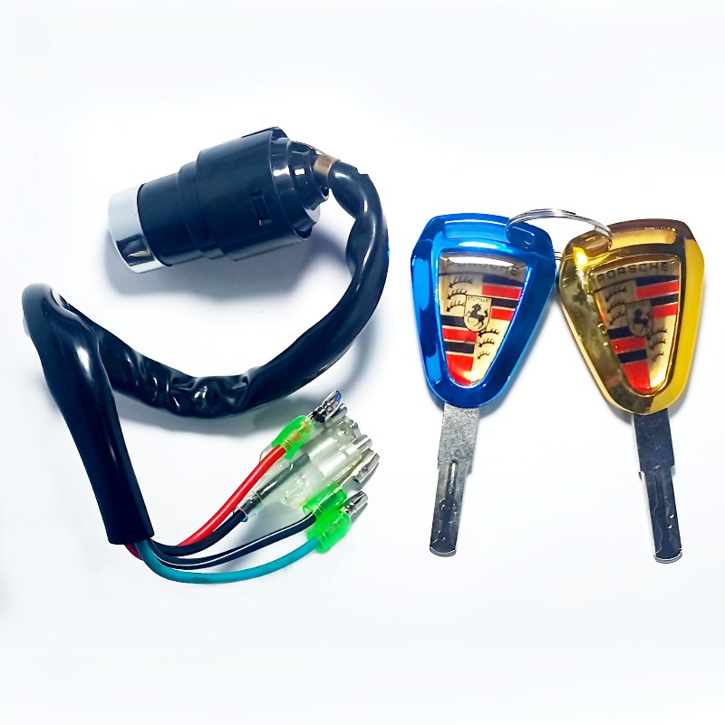 Best Quality Ignition Switch with Computerized Fancy Keys for 70cc Motorcycles