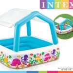 INTEX 57470 Sun Shade Baby Swimming Pool 62 L X 62"W X 48H