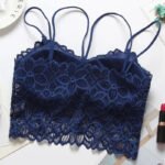 Stylish And Comfortable Lace Net Women Bralette Lightly Padded Bra