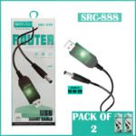 Pack Of 2 SOVO SRC-888 High Quality USB Boost Router Cable