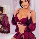 Elegant 3-Piece Lace & Satin Lingerie Set Luxurious Stylish Sleepwear